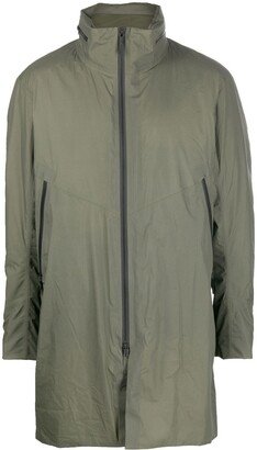 Monitor zipped coat