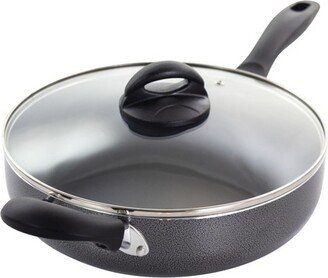 Clairborne 10.25 Inch Aluminum Sauté Pan with Lid in Charcoal Grey