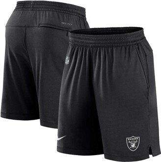 Men's Black Las Vegas Raiders Sideline Performance Shorts