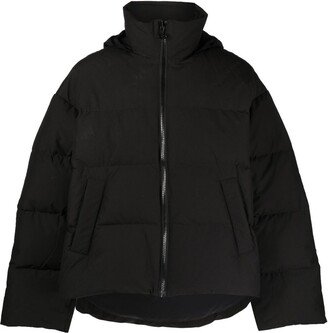 Debossed-Logo Padded Jacket