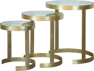 Accents 3-peice Round Nesting tables