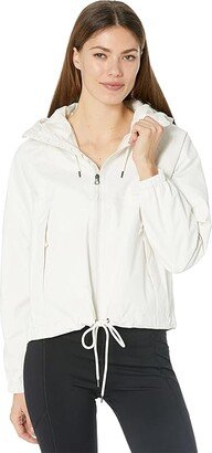 Antora Rain Hoodie (Gardenia White) Women's Clothing