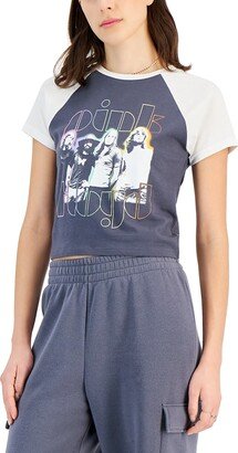 Grayson Threads, The Label Juniors' Pink Floyd Cotton Baseball T-Shirt