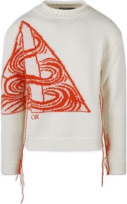 Logo Embroidered Crewneck Jumper