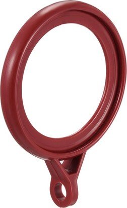 Unique Bargains Curtain Rings Plastic 36mm Inner Dia Drapery Ring for Curtain Rods Red 10 Pcs