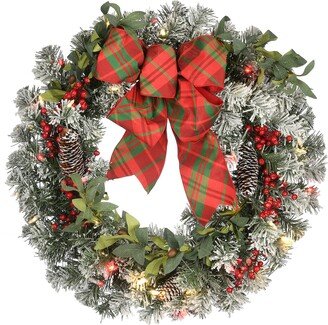 National Tree Company Pre-Lit Artificial Wreath