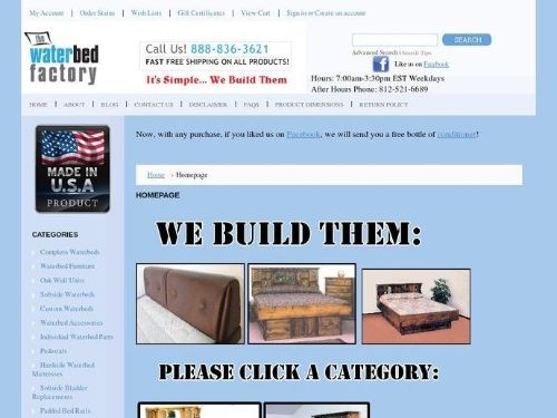 The Waterbed Factory Promo Codes & Coupons
