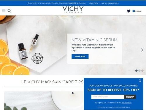 Vichy Promo Codes & Coupons