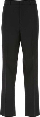 Single-Pleated Cropped Trousers