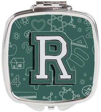 CJ2010-RSCM Letter R Back to School Initial Compact Mirror