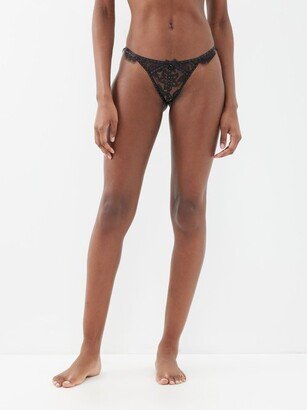 Krystabell Floral-lace Tulle Briefs