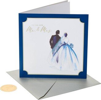 Card Wedding Painterly Couple - PAPYRUS