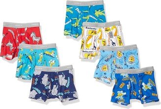 Boys' Tagless Super Soft Boxer Briefs 7-Pack (Prints/Stripes/Solids Assorted) Men's Underwear