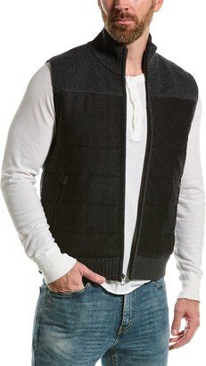 Amicale Cashmere Wool & Cashmere-Blend Vest-AC