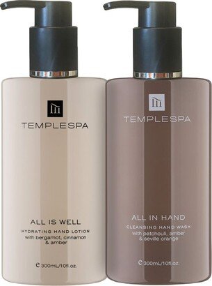 Templespa All In Hand & All Is Well Set (2 X 300Ml)