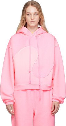 Pink Paneled Hoodie