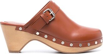 Titya leather clogs