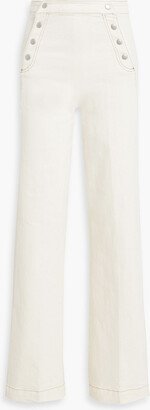 Sailor Snap high-rise wide-leg jeans