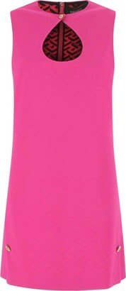 Cut-Out Sleeveless Dress-AB