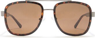 57mm Aviator Sunglasses