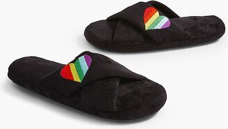 Embroidered Pride Slipper