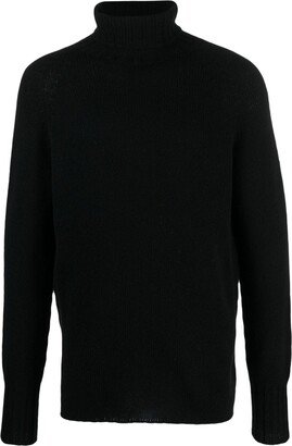 High-Neck Cashmere Jumper-AF