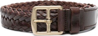 Braided Leather Belt-AC