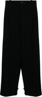 Wide-Leg Corduroy Trousers-AC