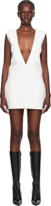 White Ares Minidress