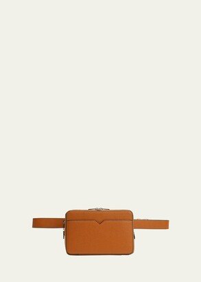 Men's Leather Belt Bag-AA