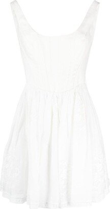 Alight corset linen minidress