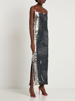 Sequined midi dress