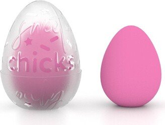 Bite Size The Hatch Blending Egg Makeup Sponge with Travel Case - Light Pink