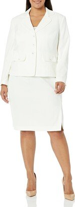 Women's Plus Size Jacket/Skirt Suit-AE