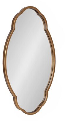 Magritte Scalloped Oval Wall Mirror