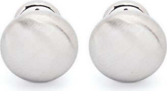 Polished-Finish Circular Cufflinks-AA