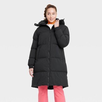 Women' Long Puffer Coat - All in Motion™ Black L