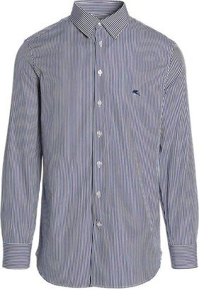 Long-Sleeved Buttoned Shirt-AO