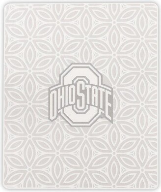 The Ohio State Buckeyes 50'' x 60'' Floral Raschel Throw Blanket