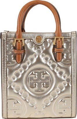 Monogram Metallic Puffy Mini Tote