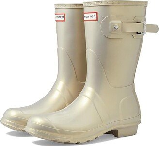 Short Nebula (Pale Gold) Women's Rain Boots