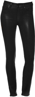 Hoxton High-Rise Coated Ankle Skinny Jeans