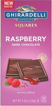 Ghirardelli Nature's Ghirardelli Raspberry Dark Chocolate Squares Bar, 4.8 Oz Bar