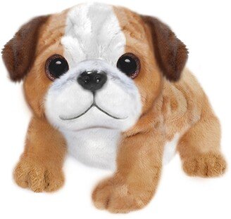 First and Main - Wuffles Pug Plush Dog, 7 Inches Sitting