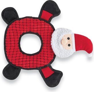 Collections Etc Santa Christmas Squeaker Pet Chew Toy