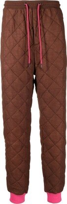 Quilted Tapered Trousers