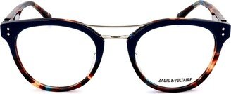 Round Frame Glasses-KW