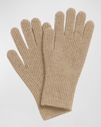 Ribbed Cashmere Gloves-AB