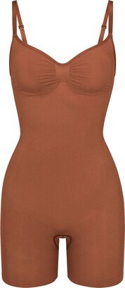Seamless Sculpt Mid Thigh Bodysuit | Bronze