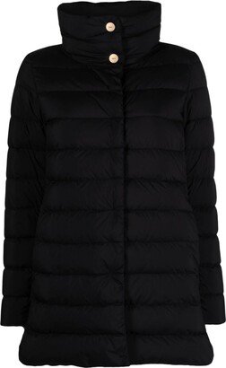 Nuage water-repellent funnel-neck puffer jacket